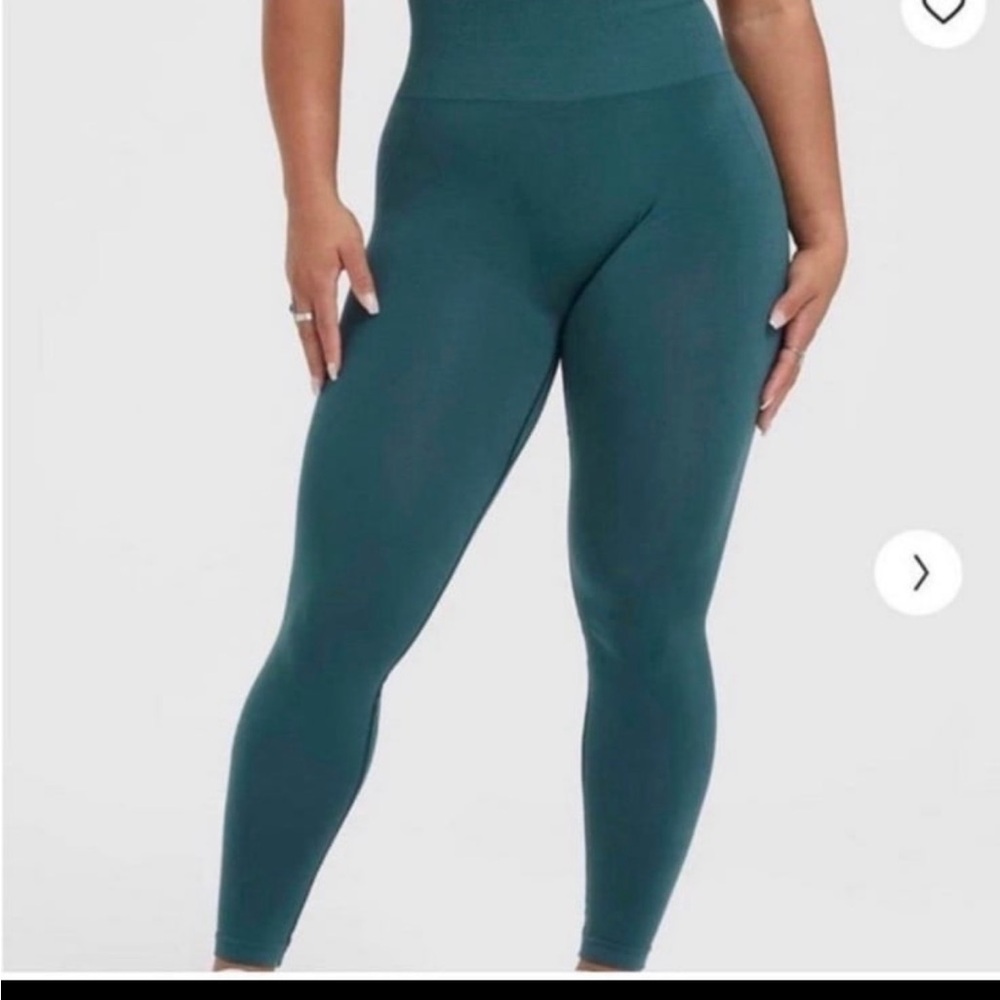 Oner Active Effortless Seamless Leggings Marine Teal Small Regular Length